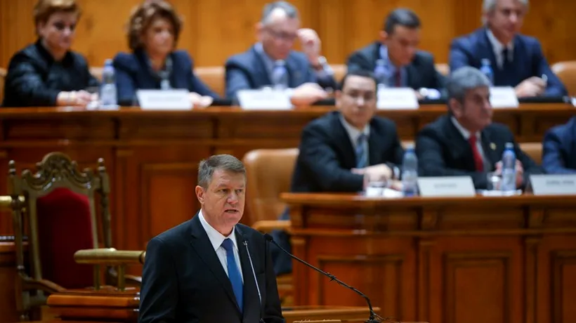 Iohannis: Un Parlament tolerant cu corupții nu se va bucura niciodată de respect