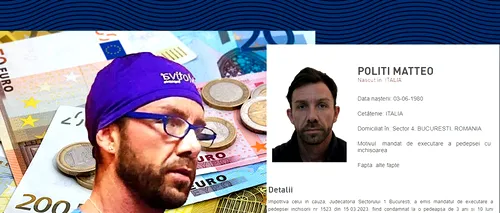 Ce mai face Matteo Politi, falsul chirurg italian, CONDAMNAT pentru înșelăciune. Figurează ca urmărit general, dar vrea anularea pedepsei