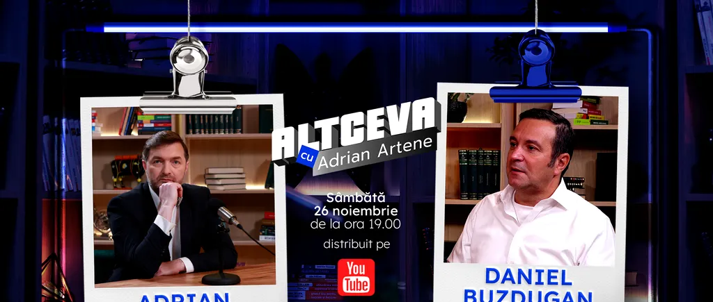 Daniel Buzdugan este invitat la podcastul ALTCEVA cu Adrian Artene