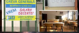 VIDEO EXCLUSIV | Grevă generală în școlile din România. Director: „Educația nu a fost niciodată prioritate națională. Educația nu aduce voturi”