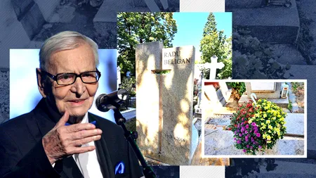 Fiica lui Radu Beligan, mesaj emoționat de la mormântul marelui actor. Cum arată acum cavoul artistului din Cimitirul Bellu