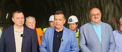 Ministrul Sorin GRINDEANU a verificat stadiile Loturilor 4 și 5 ale Autostrăzii Pitești-Sibiu/ Autostrăzile n-au culoare politică