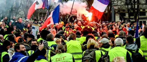 „Vestele galbene lovesc din nou. Violențe în Franța în cursul unui nou protest
