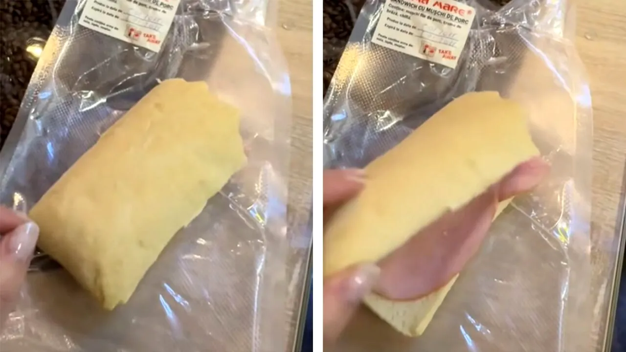O turistă și-a cumpărat un sandwich de 30 de lei din Aeroportul Bacău. Când l-a desfăcut, a rămas MASCĂ
