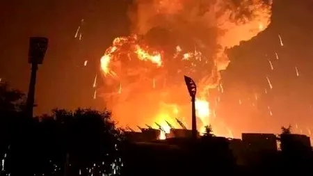 Cel puțin 44 morți și peste 500 de răniți, în urma unei explozii uriașe în China. UPDATE