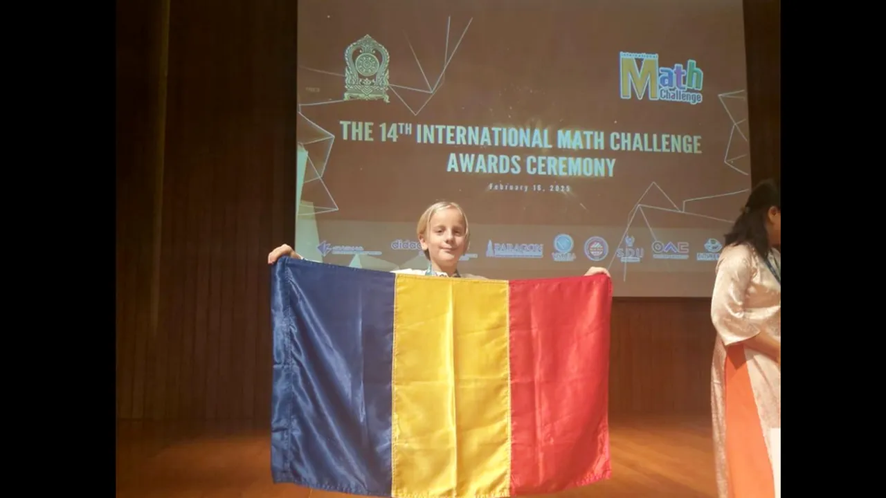 SUCCES românesc la un concurs de matematică în Thailanda. Un elev din Caracal a obţinut medalia de aur, la „Math Internaţional Challenge”