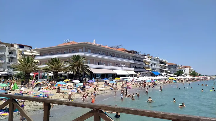 Paralia Katerini este o destinație populară pentru turiștii din România