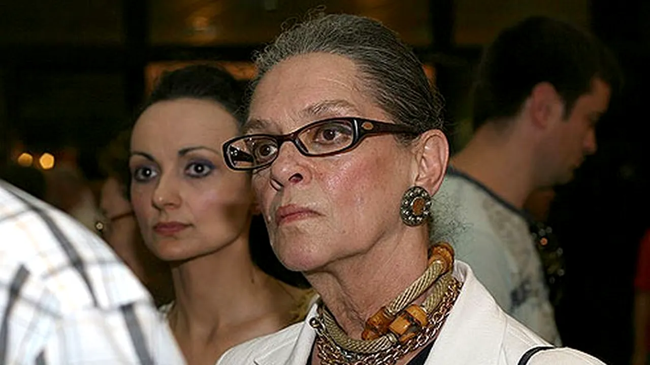 Actrița Irina Petrescu a murit la Spitalul Elias