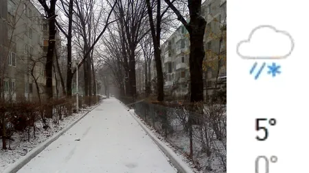 Meteorologii Accuweather fac anunțul. Când vin ninsorile în Capitală