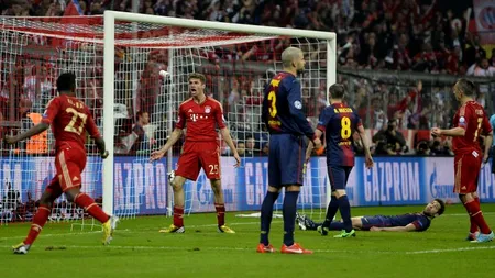 BAYERN - BARCELONA 4-0 în semifinalele CHAMPIONS LEAGUE 2012-2013