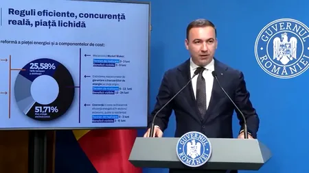 Reducerea cu 24% a prețului la ENERGIE, proiect în derulare la Ministerul Energiei: 