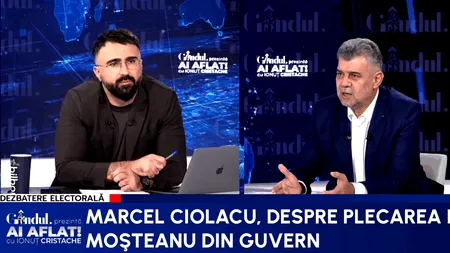 Scandalul diplomei false a lui Ionuț Moșteanu. Marcel Ciolacu: A fost o telenovelă întreagă/Și-acum e pe internet că eu nu am bacalaureat