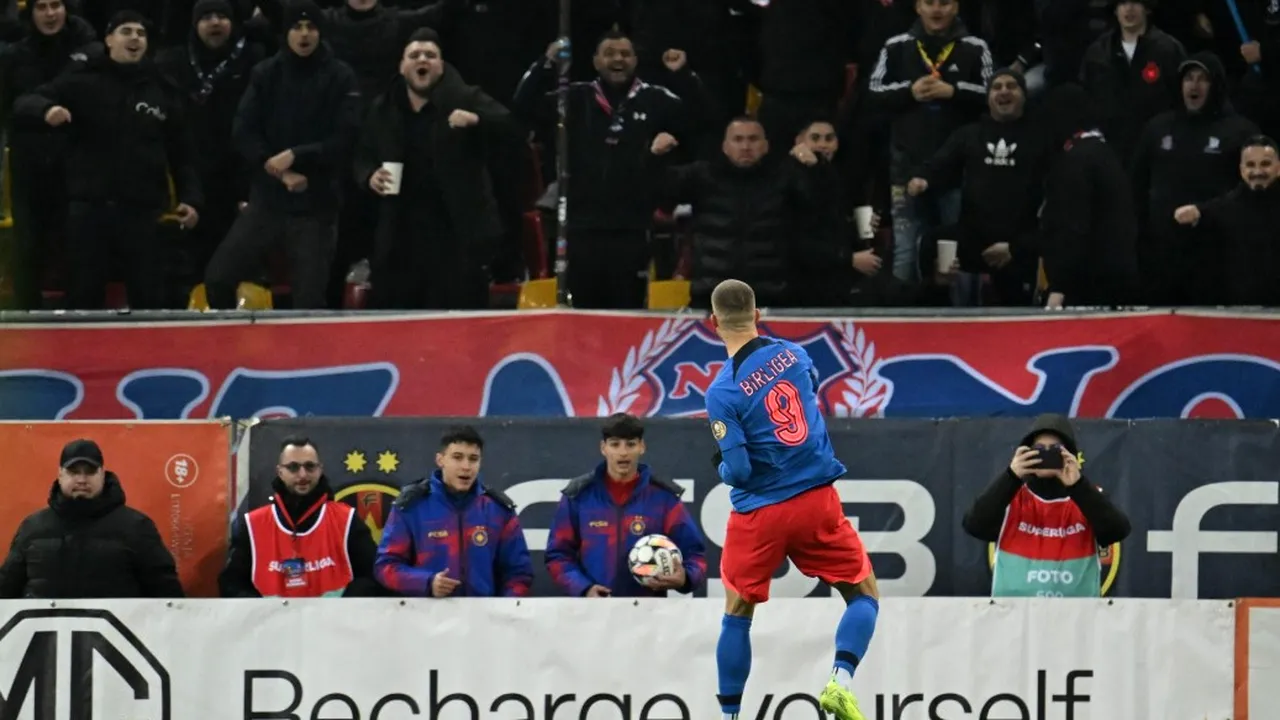 FCSB, LIDER pentru prima oară în acest sezon de Superliga! Ce s-a întâmplat în minutul 7