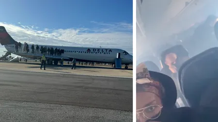 Un avion cu 94 de pasageri s-a întors de urgență la sol la scurt timp după ce a decolat. Cabina aeronavei s-a umplut de FUM