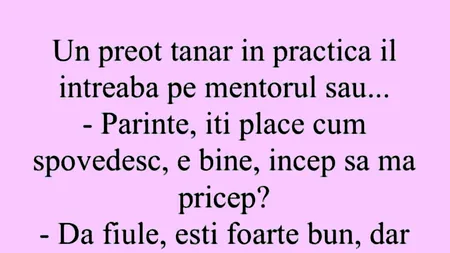 BANCUL ZILEI | Preotul tânăr și mentorul său