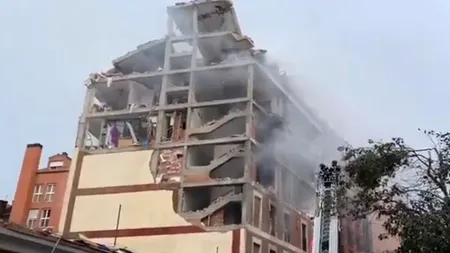 Explozie puternică într-un bloc din Madrid! Trei persoane au murit, opt au fost rănite și una este dată dispărută (VIDEO)