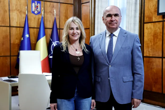 Nadia Comăneci întâmpinată de premierul demis, Ilie Bolojan, la Palatul Victoria. Ce a transmis acesta despre marea gimnastă a României