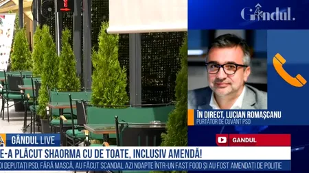 GÂNDUL LIVE. Lucian Romașcanu, purtător de cuvânt PSD. „Dacă a greșit, domnul Solomon l-a găsit ca exemplu pe domnul Orban și domnul Rareș Bogdan”
