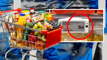 Cât au crescut PREȚURILE la alimentele de bază în prima zi a MARILOR SCUMPIRI. Diferențele de preț înainte și după majorări
