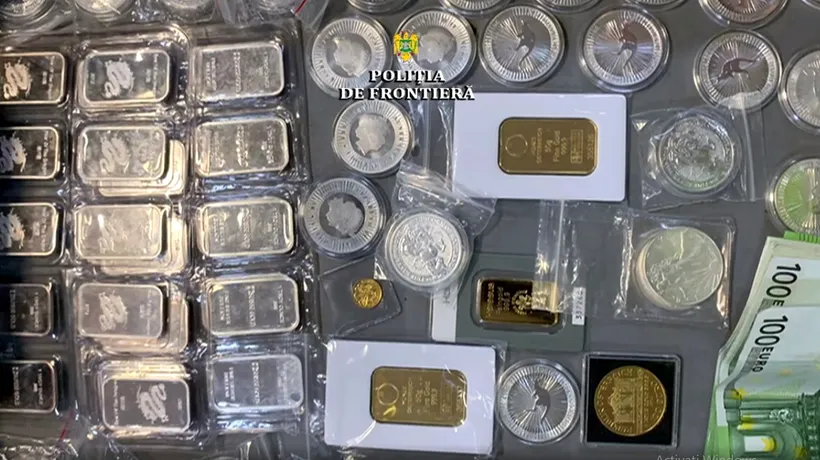 Rutele „aurului clandestin”, consolidate în pandemie: Lingouri și monede de aur camuflate în laptop, confiscate la Aeroportul din Cluj