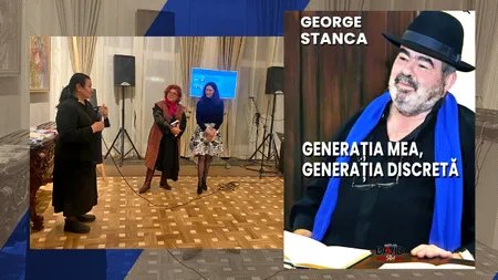 Văduva lui George Stanca, despre volumul„Generația mea, generația discretă”, publicat în memoria scriitorului: „Sunt duble emoții”