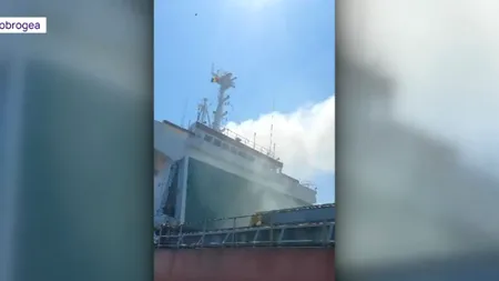 Ce ar fi cauzat INCENDIUL de pe nava din Midia, în care 4 persoane au ars de vii: 