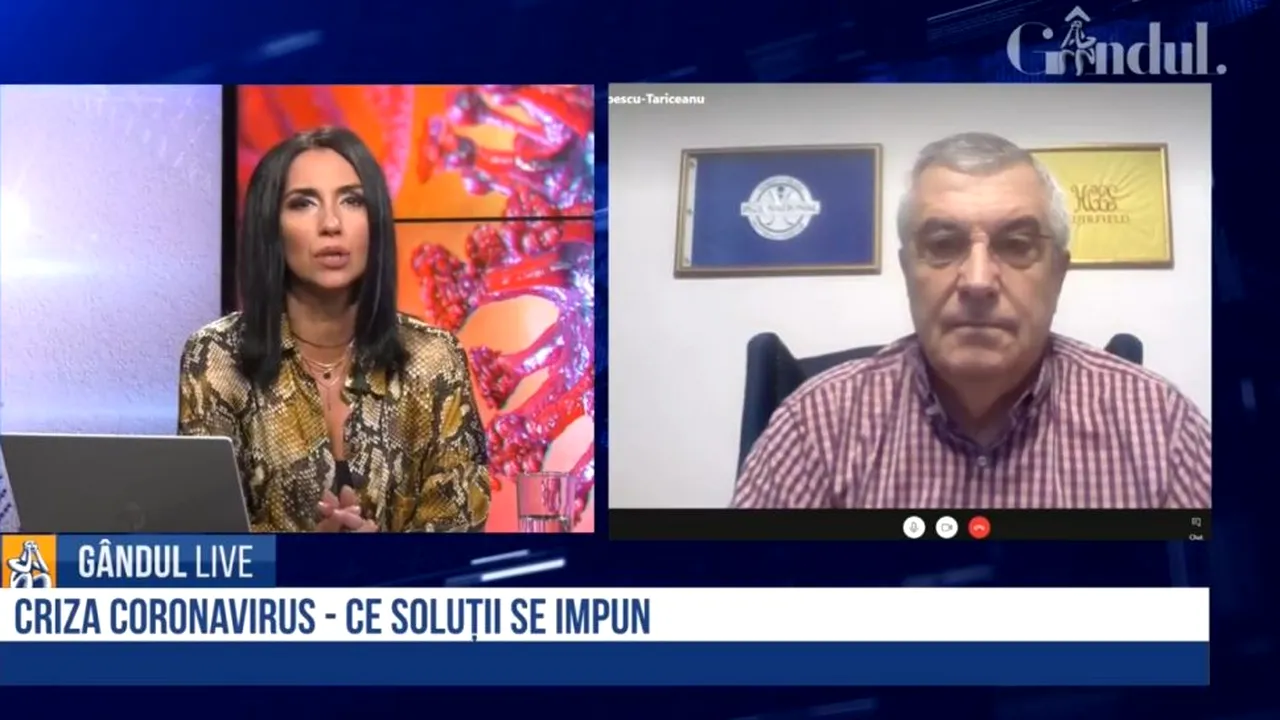 GÂNDUL LIVE. Călin Popescu Tăriceanu: Existau informații despre al doilea val de Covid-19! Sistemul sanitar trebuia pregătit din timp