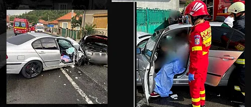 VIDEO | Un șofer din Cluj, fără permis, a spulberat o mașină cu șapte pasageri și a fugit de la locul accidentului. Doi oameni sunt în stare critică
