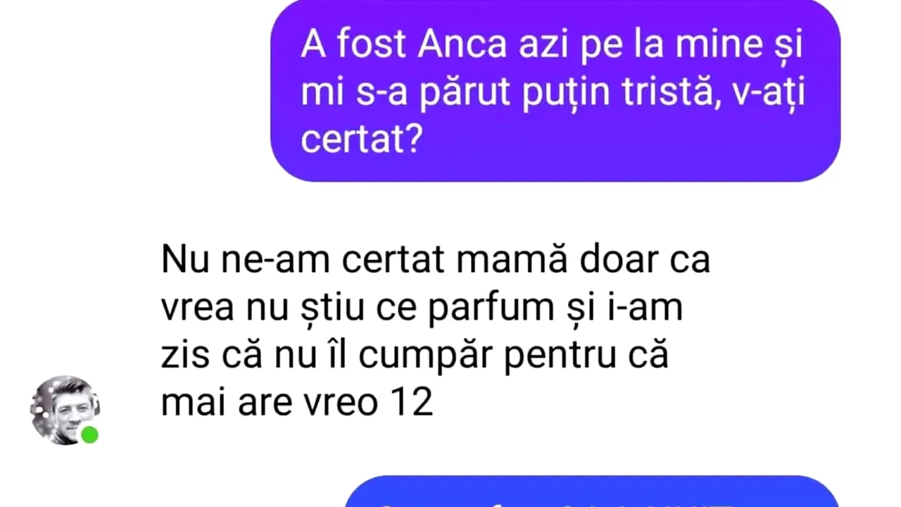 BANC | „A fost Anca azi pe la mine”