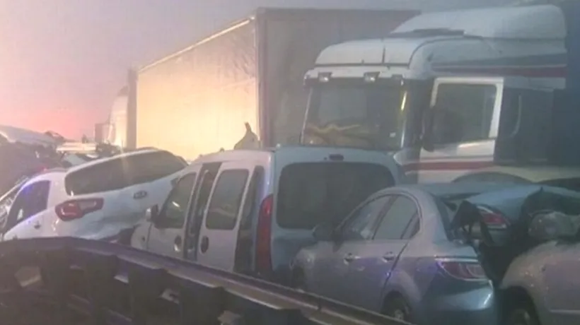 Un român a murit și altul a fost rănit, într-un accident în lanț. 70 de mașini s-au ciocnit pe autostradă în Slovenia