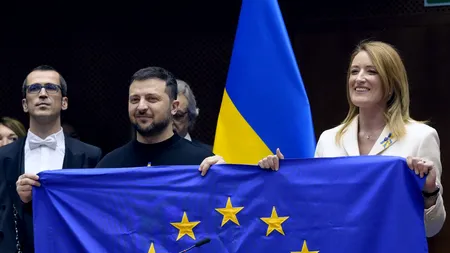 Zelenski a scris în planul lui de pace că Ucraina ar urma să adere la UE peste un an, dezvăluie Financial Times