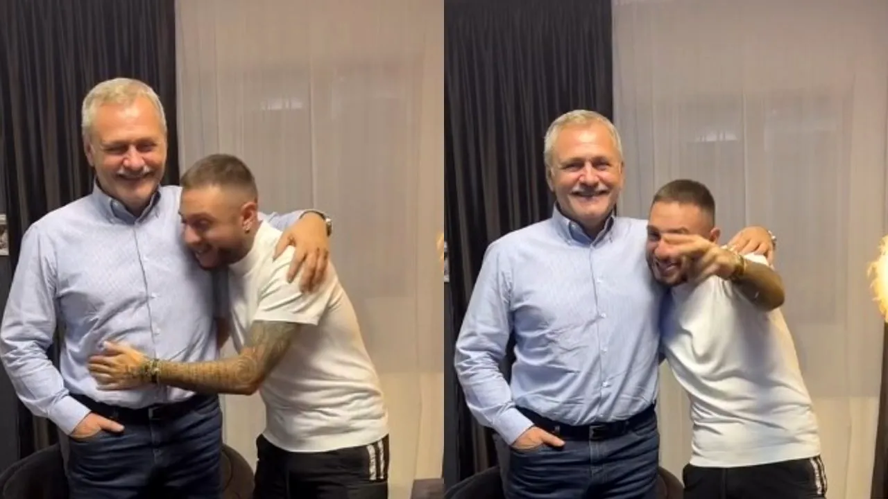 VIDEO | Liviu Dragnea, pupat de un cântăreț de manele pe TikTok