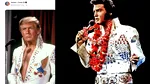 Donald Trump a folosit AI pentru a se costuma în Elvis Presley în pragul comemorării a 49 de ani de la moartea regelui rock’n’roll