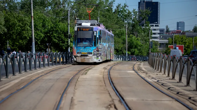 Două linii de tramvai din București vor intra în reparații. Investiția este de peste 1,1 miliarde de  lei