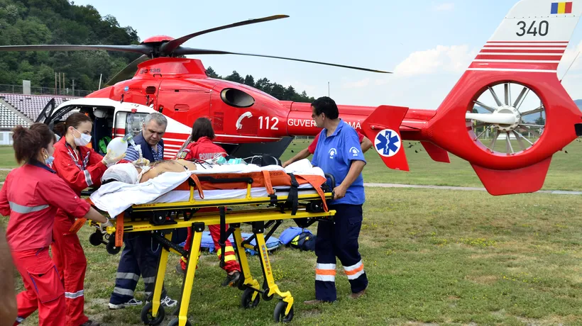Turista cehă rănită în Făgăraș a fost transportată cu elicopterul la Spitalul de Urgență Floreasca