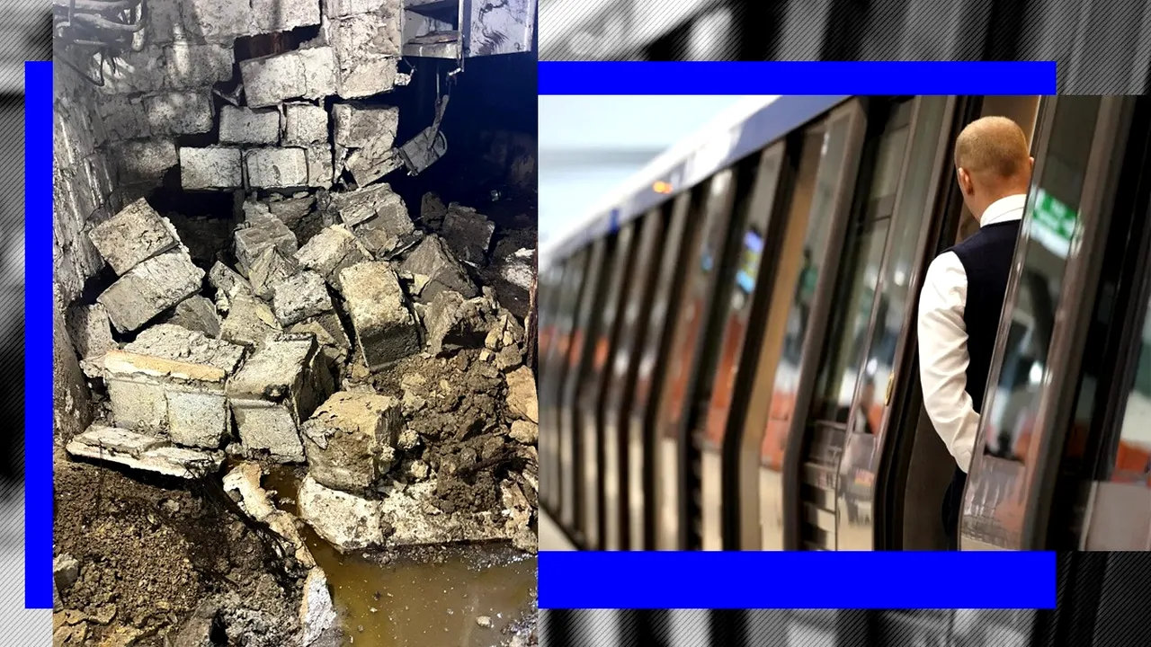 AVERTISMENTUL inginerilor structuriști cu privire la degradările de la metrou: „În timp, galeriile pot ceda. Metrorex trebuie să ia măsuri urgente”