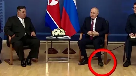 BOALA secretă de care ar suferi Vladimir Putin. Mișcarea piciorului l-a dat de gol