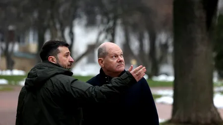 Olaf Scholz, în vizită la Kiev. Oficialul a promis sprijin pentru Ucraina