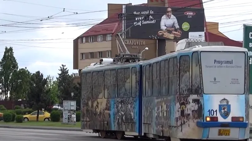 Craiova rămâne cu tramvaie vechi de trei decenii. Licitația pentru cumpărarea de tramvaie noi, anulată