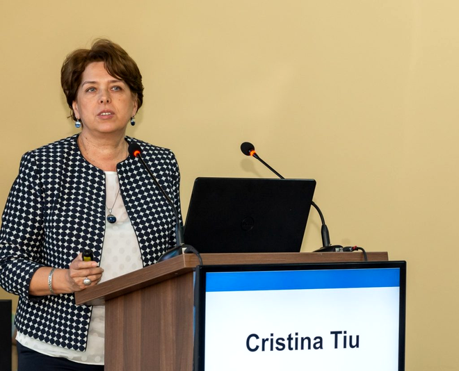Conf. Dr. Cristina Tiu – Șefa Secției de Neurologie II din Spitalul Universitar București. 