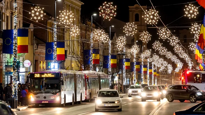A început împodobirea Clujului. Cât plătește primăria pentru iluminatul festiv din acest an