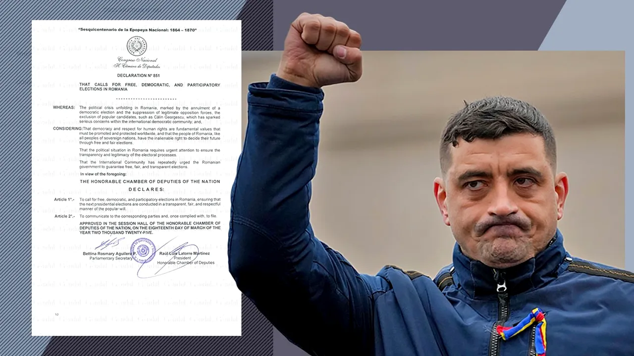 EXCLUSIV | Deputații din Paraguay au adoptat o DECLARAȚIE prin care cer alegeri libere în România: Marginalizarea AUR este incompatibilă cu democrația