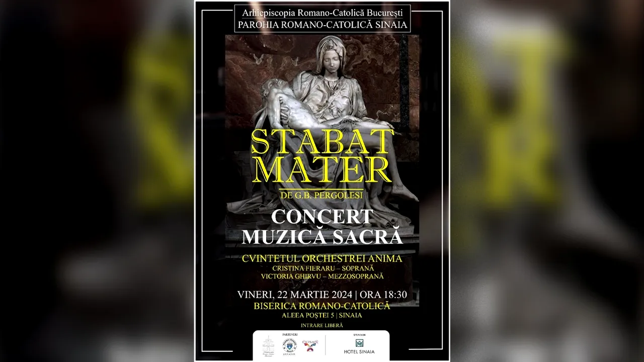 Concert de muzică sacră cu cvintetul Orchestrei Anima, la Sinaia / Intrarea este liberă