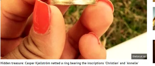 Un băiețel din Suedia a găsit în plasa lui, în timp ce pescuia midii, un inel de logodnă. Ce s-a întâmplat mai departe este uimitor
