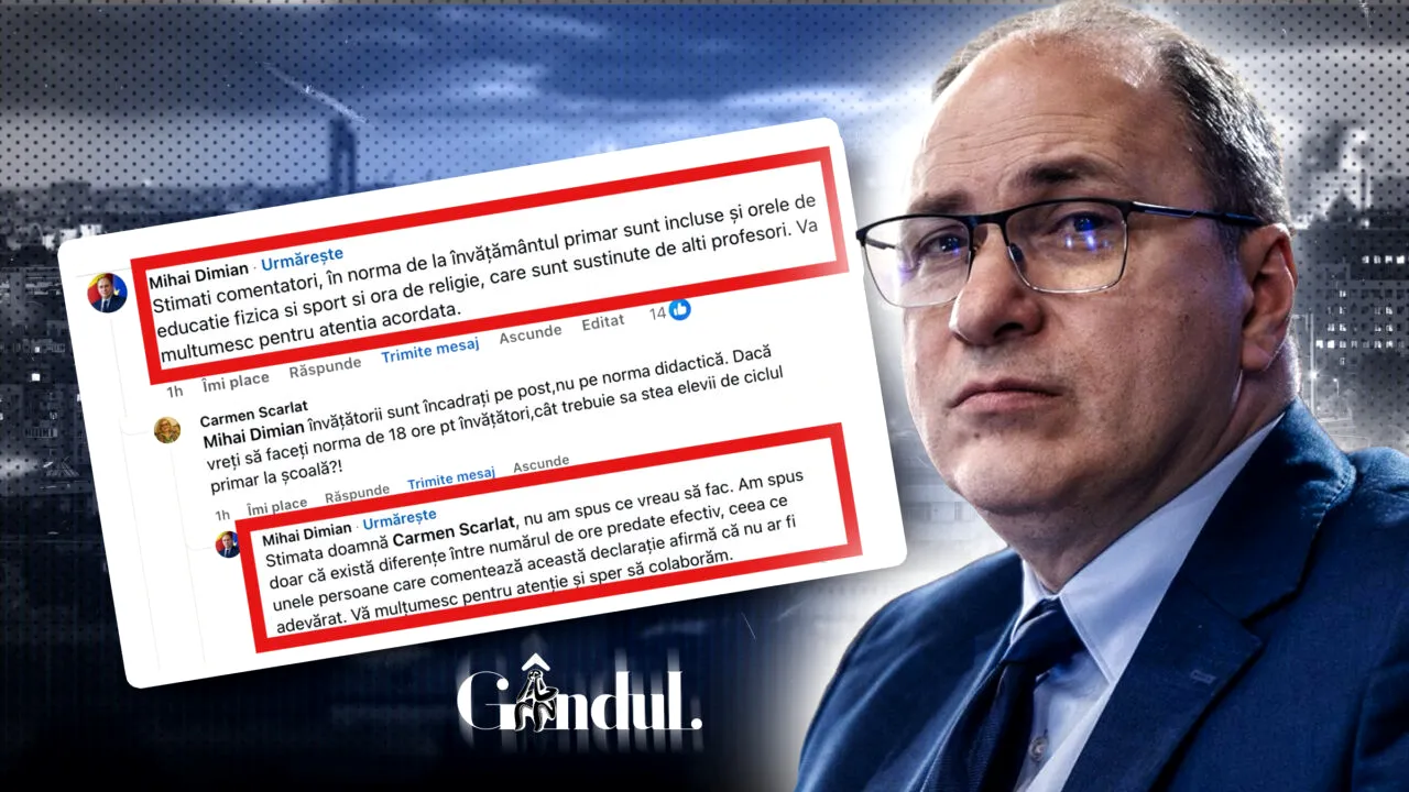 Declarație falsă a ministrului Educației. Cum contrazice Mihai Dimian legea în vigoare privind orele învățătorilor