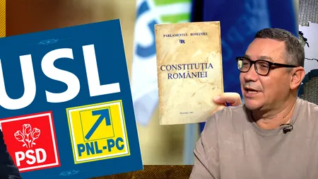 Victor Ponta: „Scopul USL-ului a fost revizuirea Constituției și reorganizarea administrativ-teritorială”