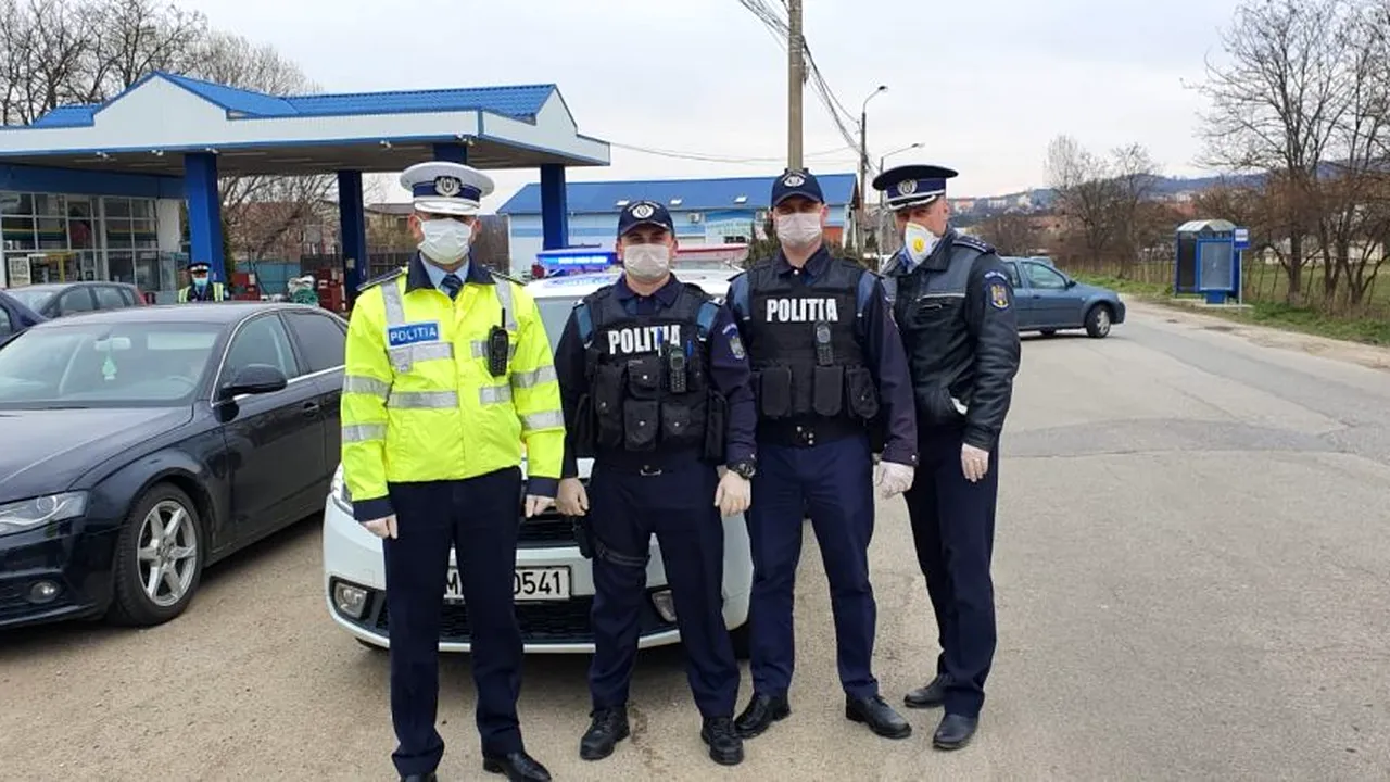 CORONAVIRUS. Gest de ultim moment al polițistului, cu funcție de conducere, care și-a obligat subalternii să iasă în stradă fără echipament împotriva COVID-19. A vrut să dea un exemplu!